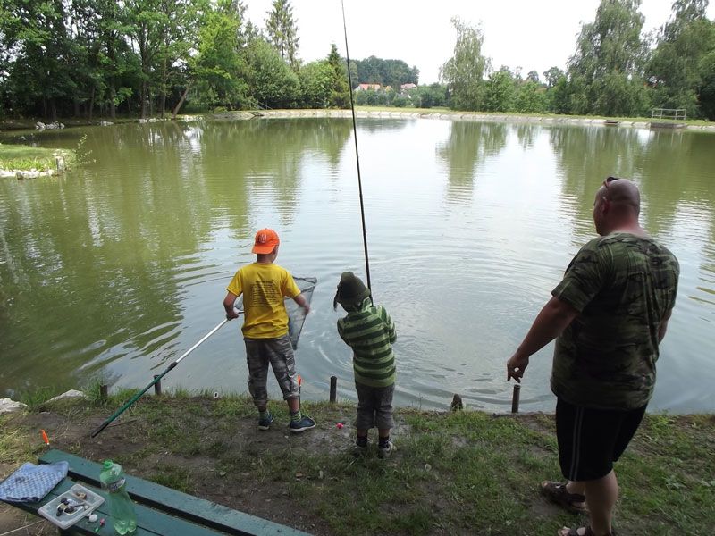 Rybářské závody dětí